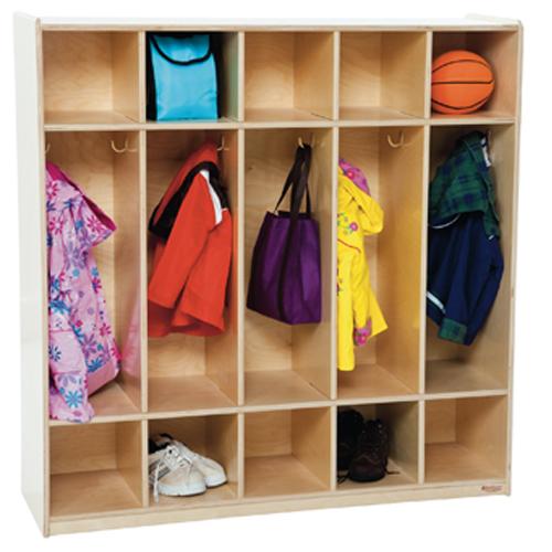 Wood Designs 5 Section Locker-Pre-School Furniture-