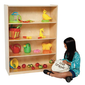 Wood Designs Bookshelf, 49"H-Pre-School Furniture-