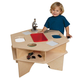 Wood Designs Deluxe Science Activity Table-Pre-School Furniture-Red-