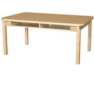 Wood Designs Four Seater High Pressure Laminate Desk-Desks-16" Fixed-