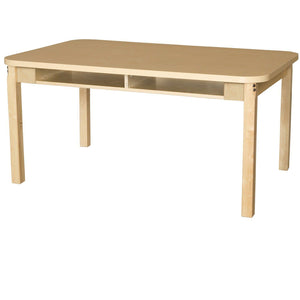 Wood Designs Four Seater High Pressure Laminate Desk-Desks-18" Fixed-