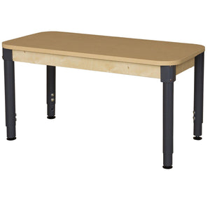 Wood Designs High Pressure Laminate Activity Tables-Tables-24" x 48" Rectangle-12" - 17" Adjustable-
