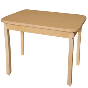 Wood Designs High Pressure Laminate Activity Tables-Tables-24" x 48" Rectangle-29" Fixed-