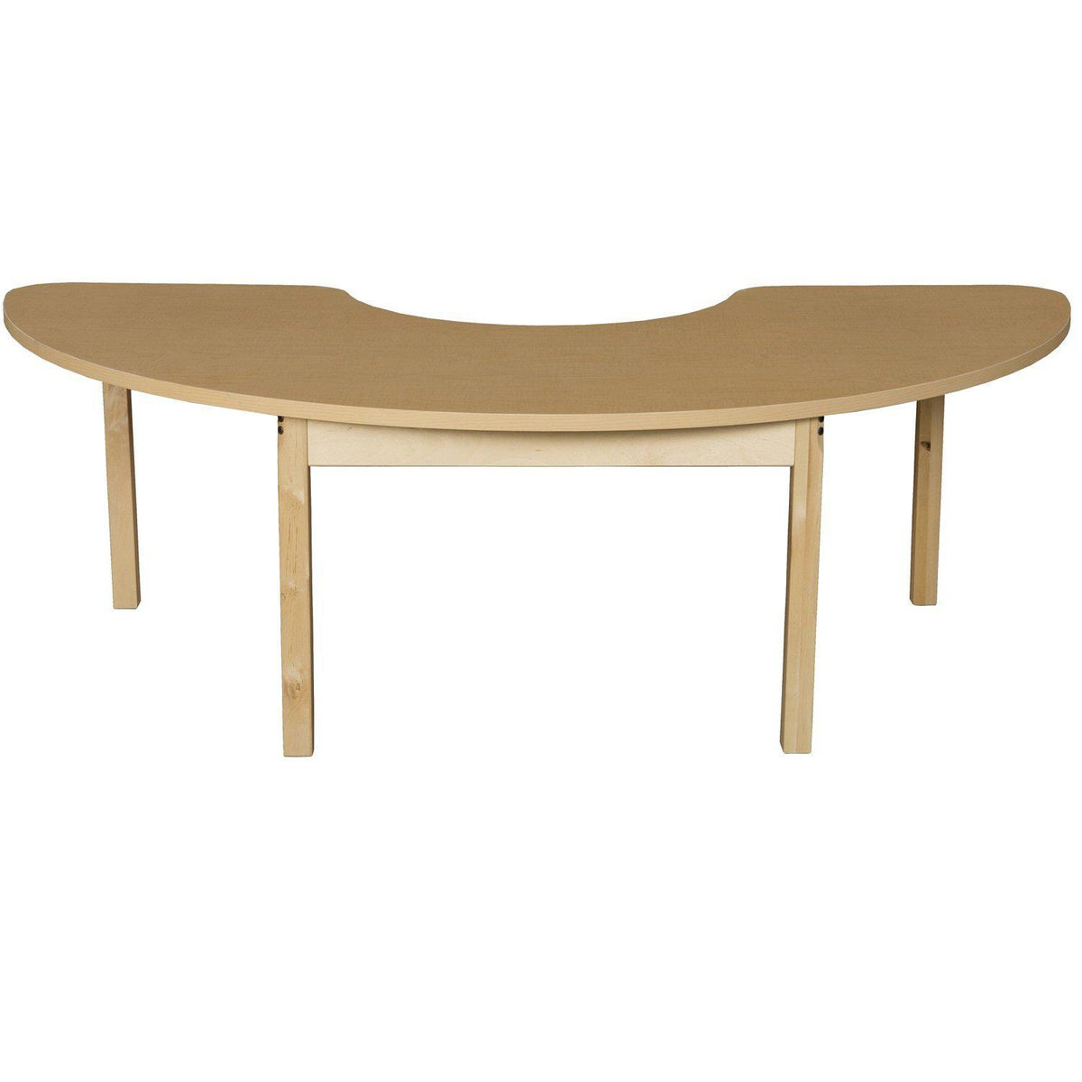 Wood Designs High Pressure Laminate Activity Tables-Tables-24" x 76" Half Circle-20" Fixed-