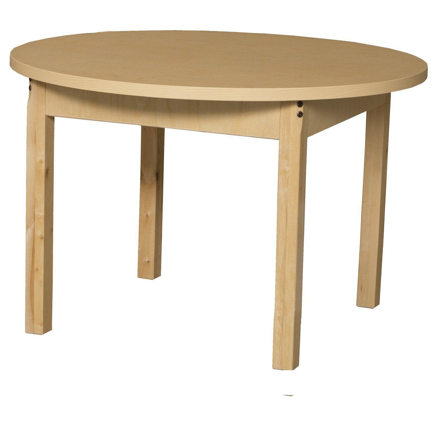 Wood Designs High Pressure Laminate Activity Tables-Tables-36" Round-14" Fixed-