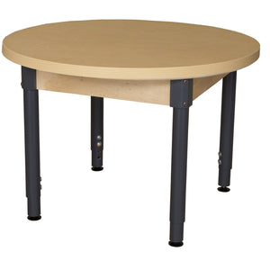 Wood Designs High Pressure Laminate Activity Tables-Tables-36" Round-18" - 29" Adjustable-