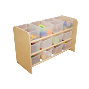 Wood Designs See-All Storage with 12 Trays-Pre-School Furniture-Translucent-