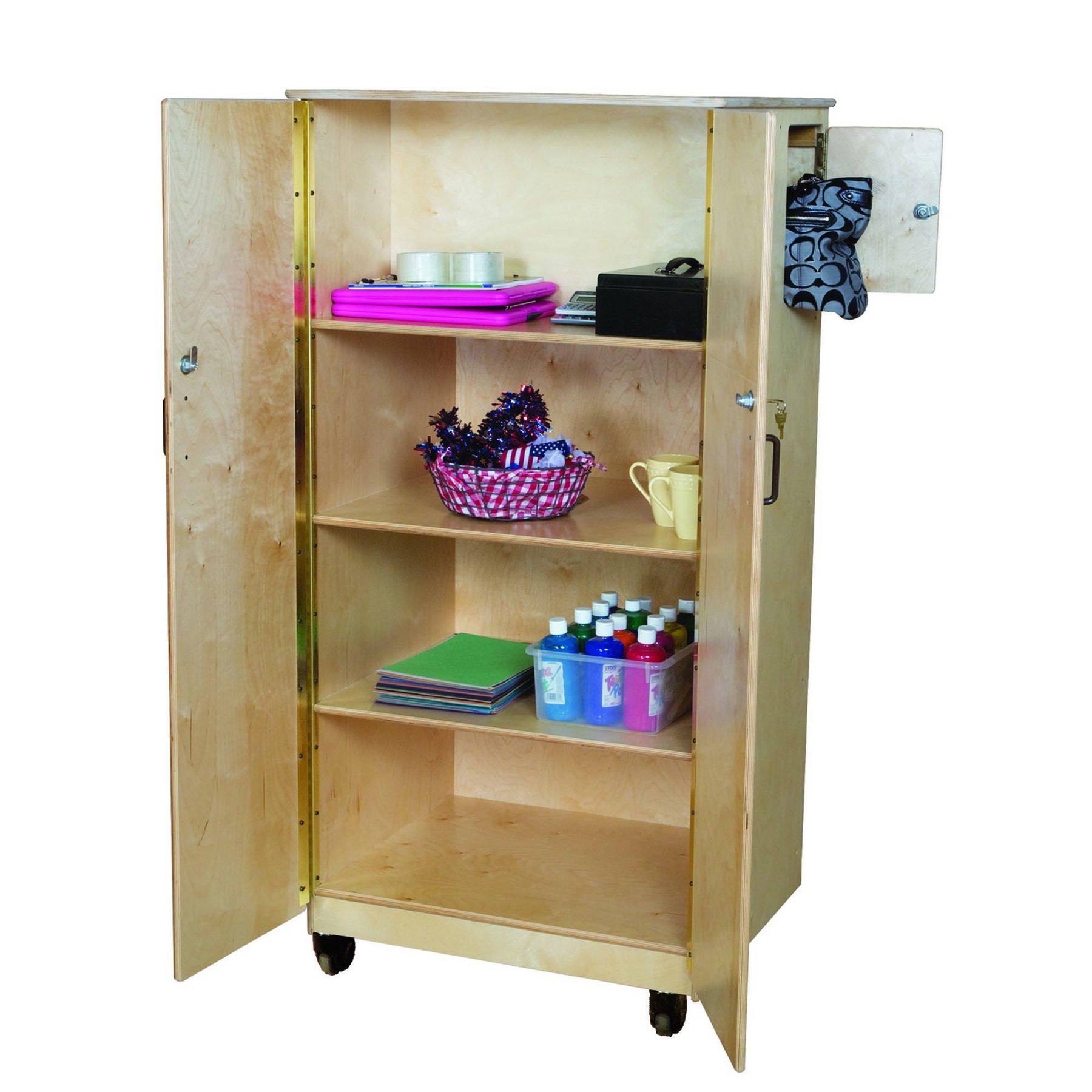 Versatile Mobile Storage Cabinets NextGen Furniture NextGen   Wood Designs Teachers Locking Cabinet 1800x 