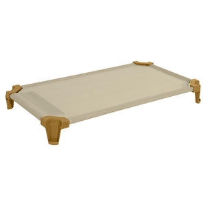 Toddler Cot Single Pack of (1) Factory Assembled- Tan