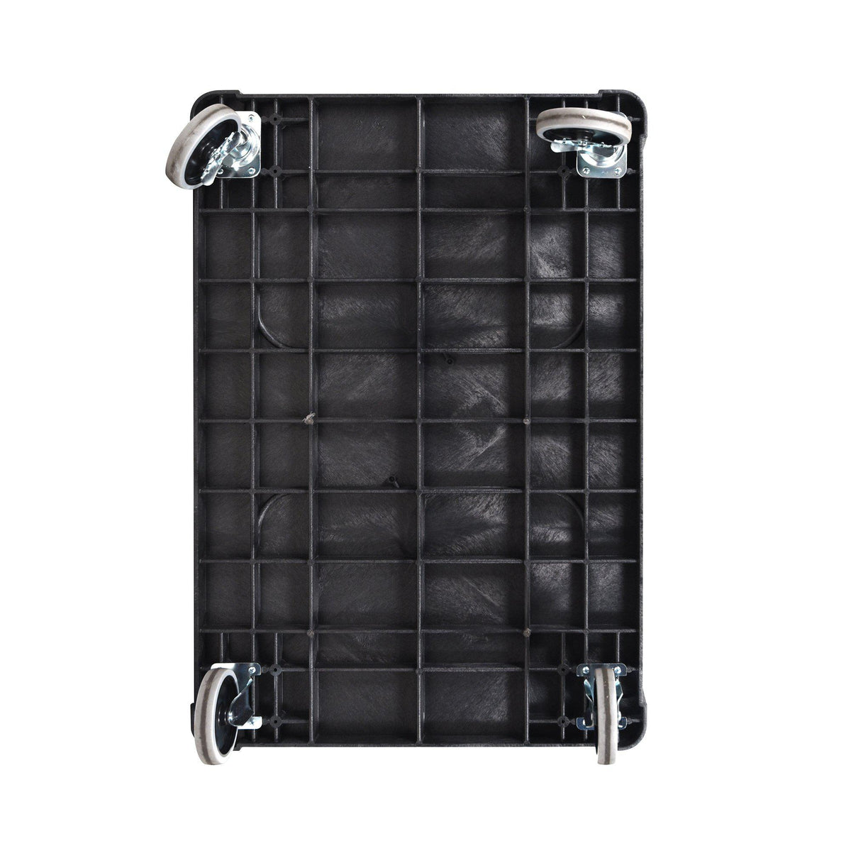 Two-Shelf Heavy-Duty Plastic Utility Cart