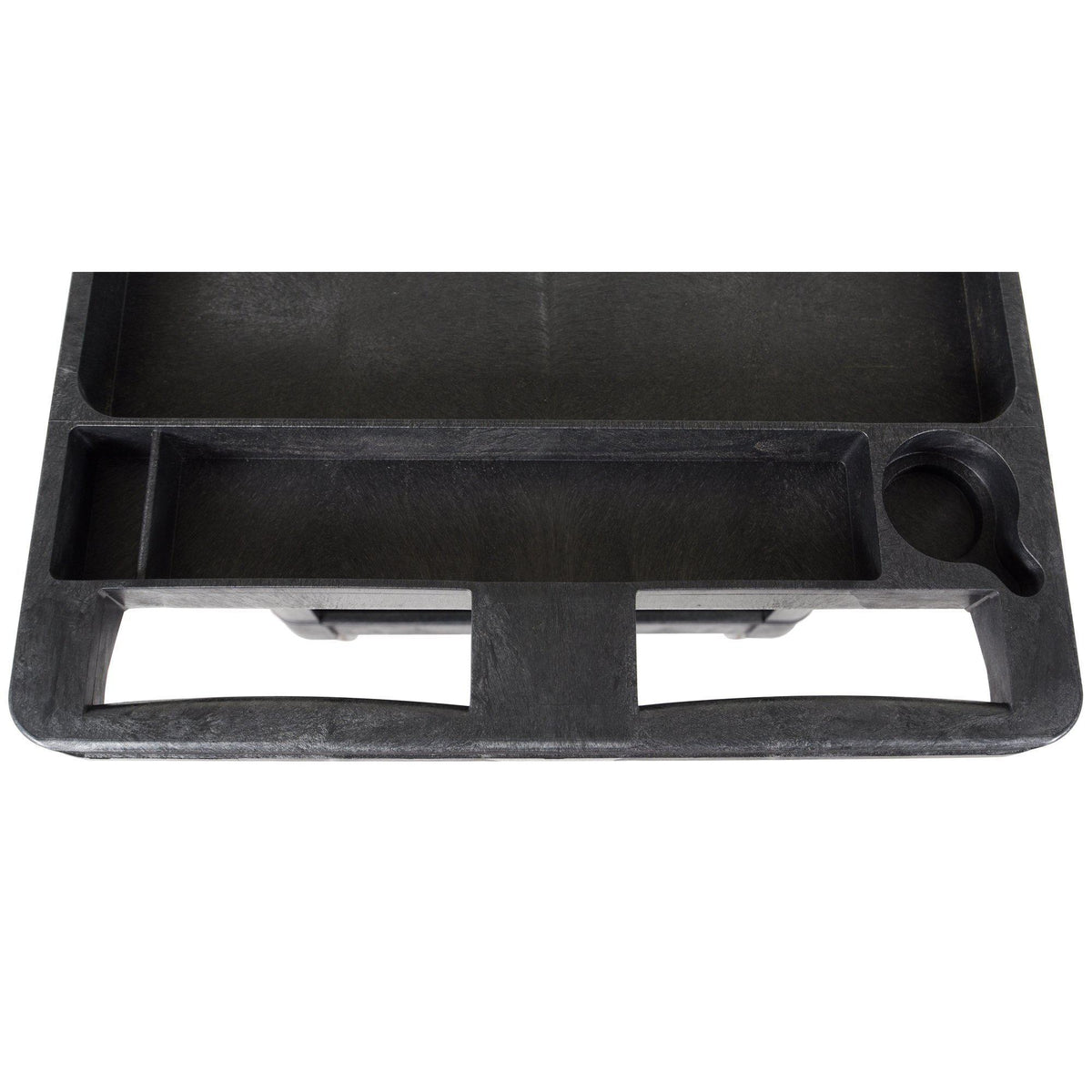 Two-Shelf Heavy-Duty Plastic Utility Cart