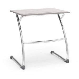 Zuma Series 29" Fixed Height Desk with Hard Plastic Rectangular Top-Desks-Looks Likatre-