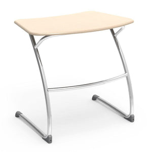 Zuma Series Student Desks, Hard Plastic Work Surface with Cantilever legs-Desks-29"-Sandstone-